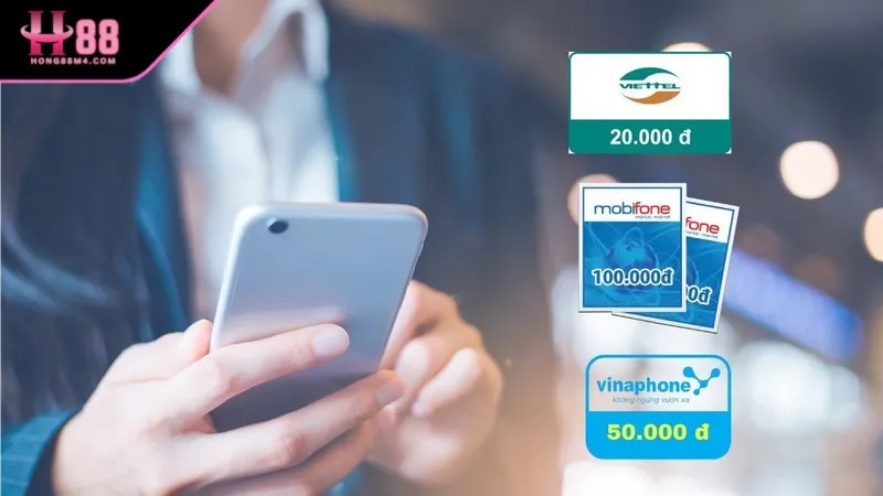 Hướng Dẫn Rút Tiền Hong88 An Toàn Và Uy Tín Kênh rút tiền qua thẻ cào tiện lợi với nhiều nhà mạng